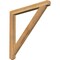 Ekena Millwork Traditional Craftsman Rough Sawn Bracket, Western Red Cedar, 4"W x 46"D x 46"H BKT04X46X46TRA04RWR - alternate 1